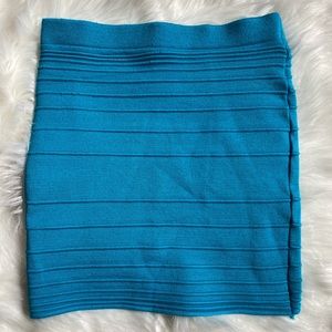 Turquoise/Blue Mini skirt
